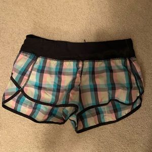 Multicolor Lululemon Speed shorts